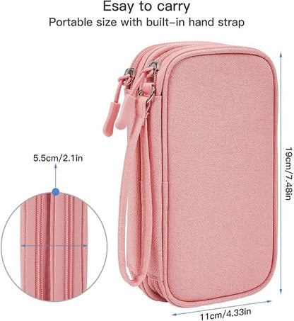 CAAORDKSO Electronic Cable Organizer Bag, Travel Electronic Accessories Carry - Image 2