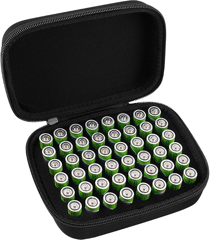 Comecase Hard Battery Organizer Storage Box Carrying Case Bag by COMECASE