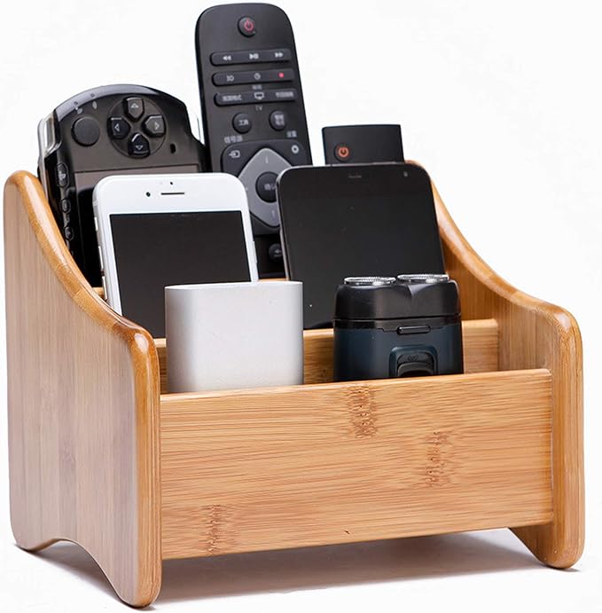 VolksRose Desk Remote Control Holder Multi-Function Coffee Table Office by VolksRose