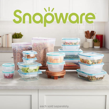 Snapware Airtight 2-Pack Cereal Dispenser Storage Containers, Flip-Top Lid BPA - Image 5