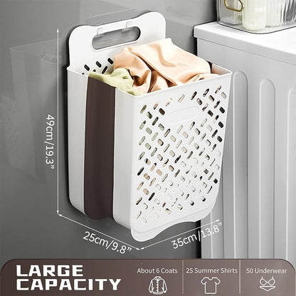 Plastic Foldable Laundry Basket - Image 5