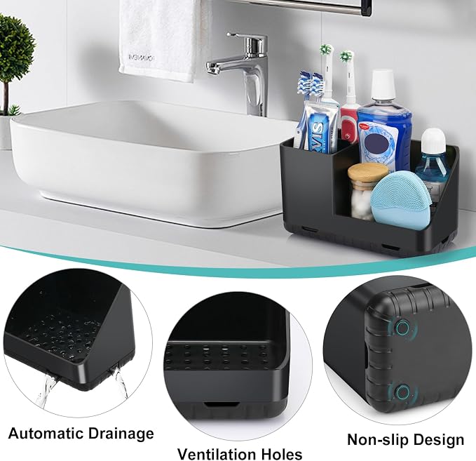 Toothbrush Holders for Bathrooms, Kids Electric Toothbrush and Toothpaste Holder - Image 5