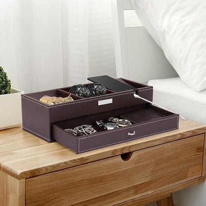 Baoyun Mens Valet Tray, Nightstand Organizers - Image 3