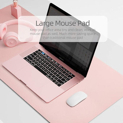 YSAGi Multifunctional Office Desk Pad, Ultra Thin Waterproof PU Leather Desk Mat - Image 4
