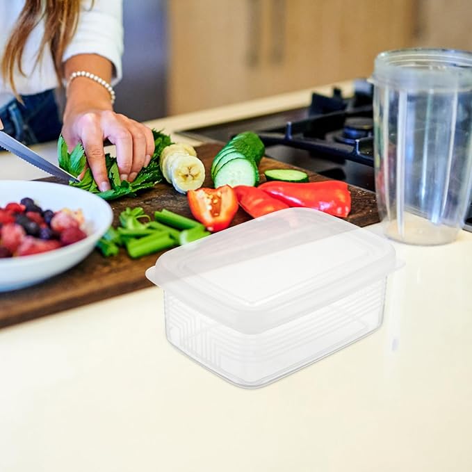 Wakauto 6pcs Small Refrigerator Organizer Bins Food Storage Containers - Image 9