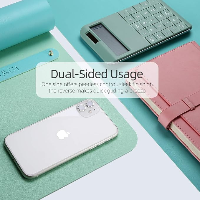 YSAGI Dual-Sided Desk Pad Protector, Desk Mat - Image 3