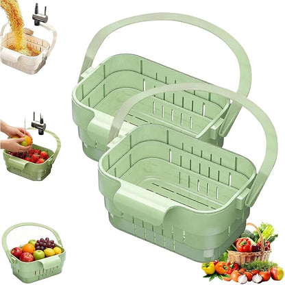 Upgraded Foldable Hanging Sink Drain Basket, Stretchable Kitchen Colander by Unknown