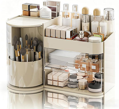 Makeup Organizer, Rotating Cosmetic Storage Organizer by Unknown