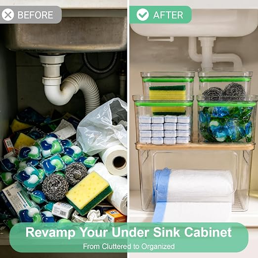 5-in-1 Trash Bag Dispenser, Laundry & Dishwasher Pods Storage Container | - Image 3