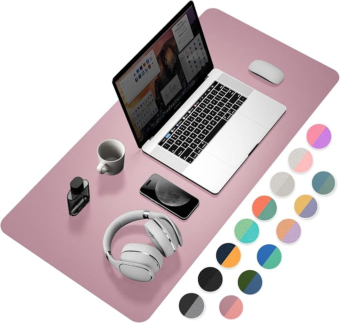 YSAGi Desk Mat, 35.4" x 17" Waterproof Laptop Leather Pad Protector, Large by YSAGi
