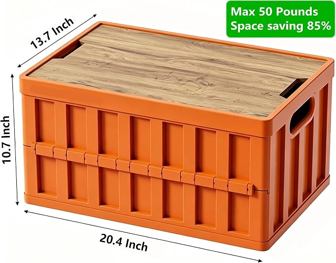 VIMI 50L Collapsible Storage Bins - Image 4