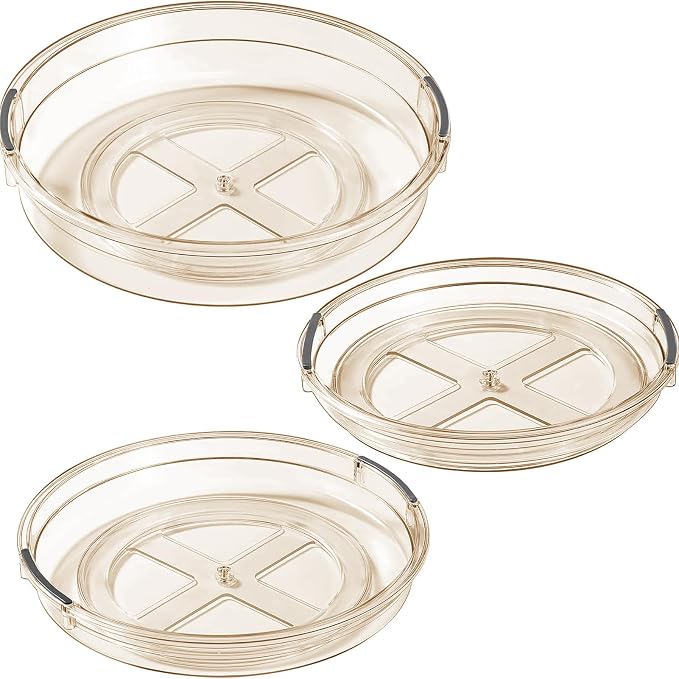 LAMU 3 Pack Lazy Susan Organizer Turntable - Image 8