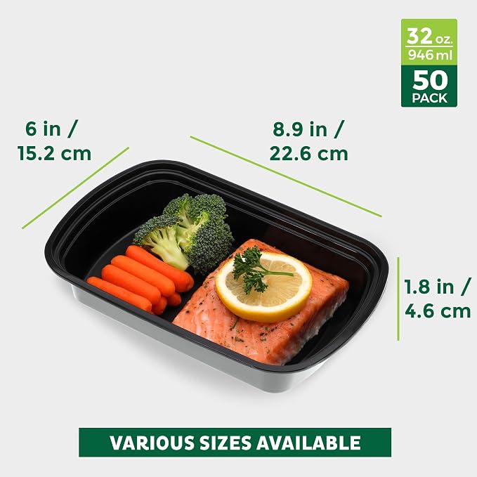 Freshware Meal Prep Containers 1 Compartment - Image 4