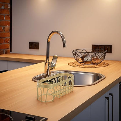 Toyvian Kitchen Sink Sponge Holder Basket - Image 4