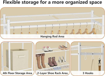 Wardrobe Closet, Portable Clothes Rack - Image 8