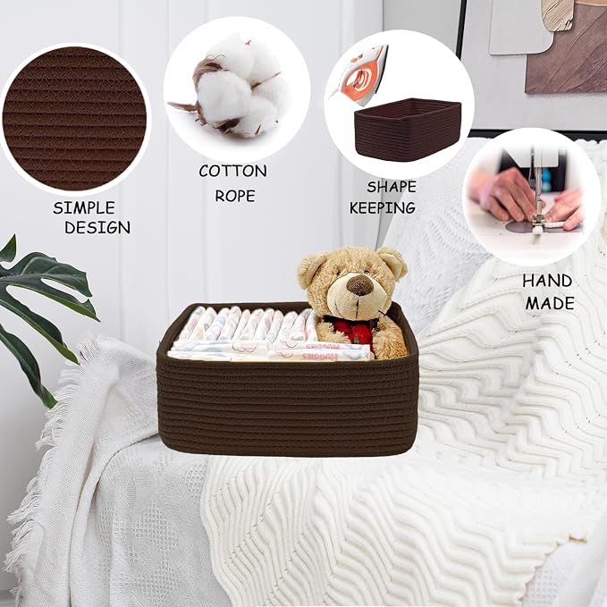 COMFY-HOMI 13" x 8.5" x 5.1" Storage Baskets - Image 5