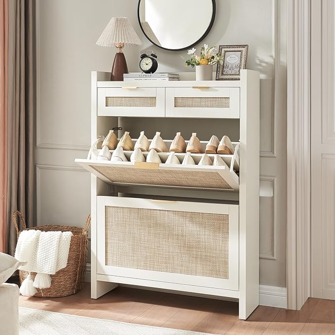 HOKYHOKY Rattan Shoe Storage Cabinet by HOKYHOKY