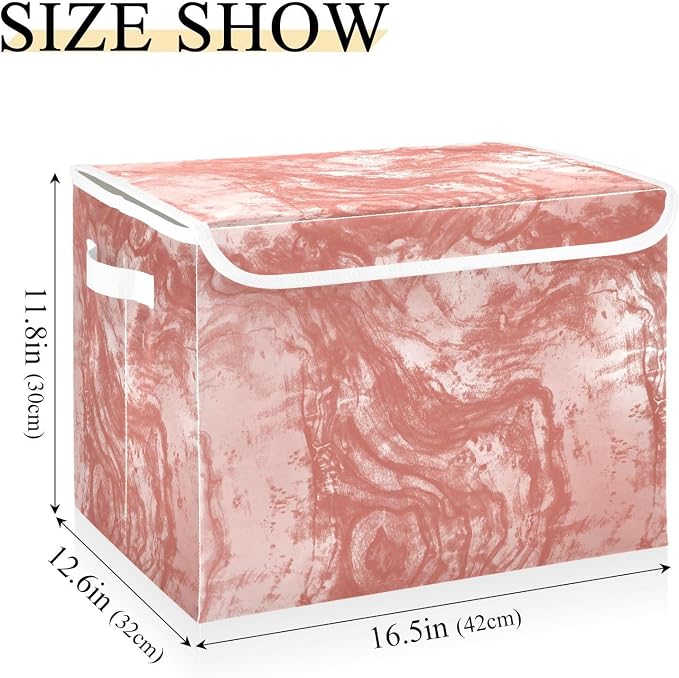 Storage Bins with Lids Storage Containers Storage Box with Handles Storage - Image 3