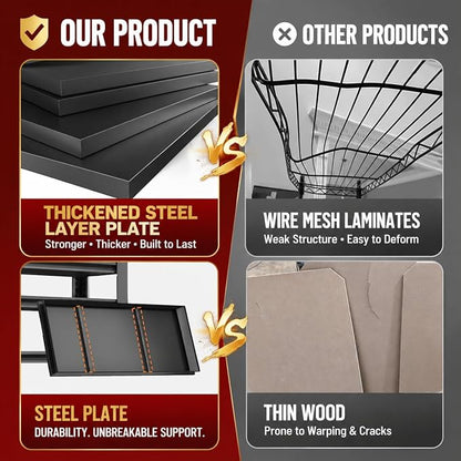 Garage Shelving, 2-in-1 Adjustable Storage Shelves - Image 4