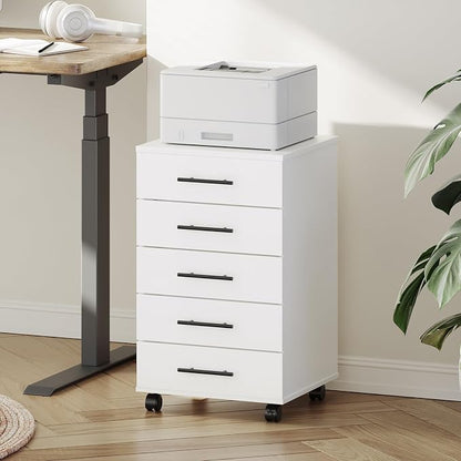 HOOBRO 5-Drawer File Cabinet, Office Filing Cabinet - Image 4