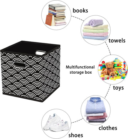 Fabric storage bins Cubes, Fabric Cube Organizer - Image 3