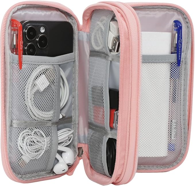 CAAORDKSO Electronics Accessories Organizer Pouch Bag, Electronic Organizer - Image 3