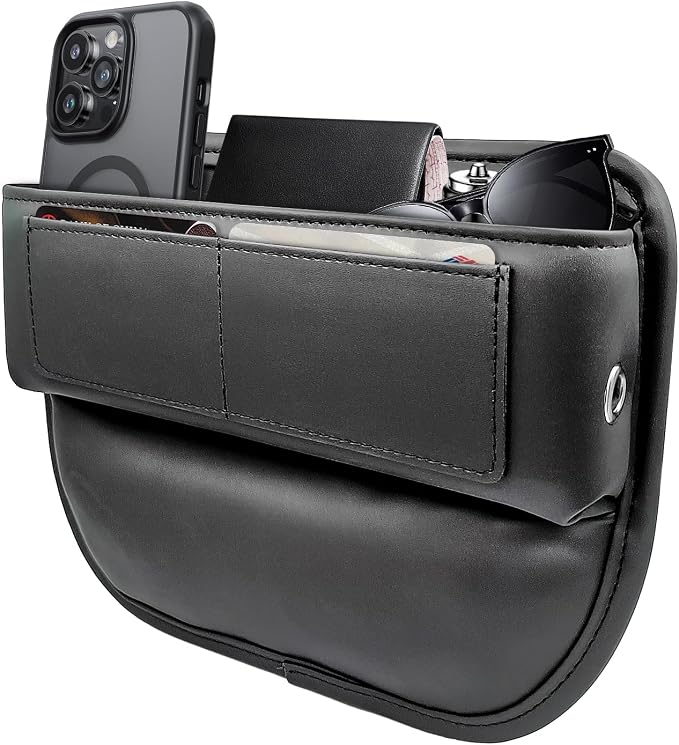 Universal Fit Car Seat Gap Filler Leather Car Storage Organizer Front Seat Auto by TDOFYH