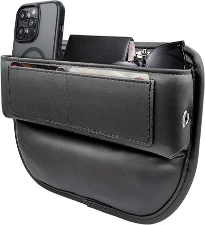 Universal Fit Car Seat Gap Filler Leather Car Storage Organizer Front Seat Auto by TDOFYH