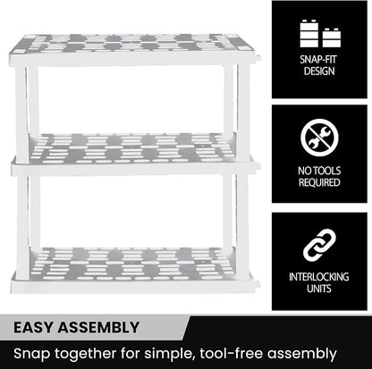 Oskar Heavy Duty Plastic Storage Shelves- - Image 7