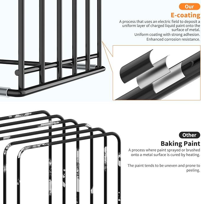 Kitchen Cabinet Organizer, Steel Cookware Holder, Divided Holder - Image 8