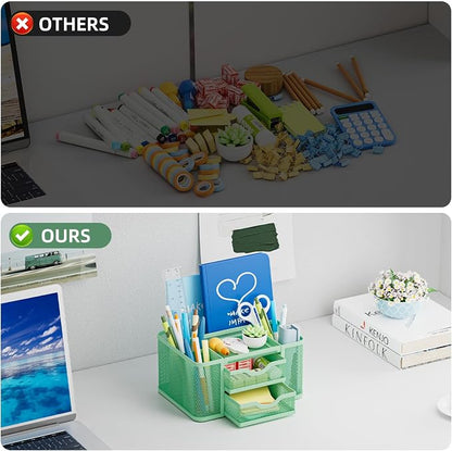 Marbrasse Mesh Desk Organizer, Pen Organizer - Image 7