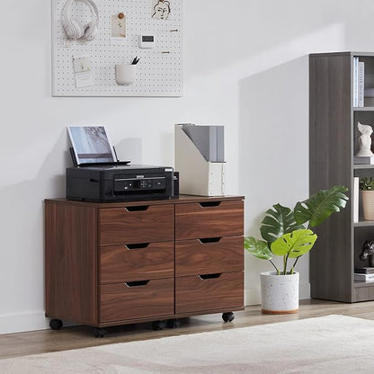 Farini Mobile File Cabinet for Home Office, 3 Drawer Chest Wood, Drawers Unit - Image 8