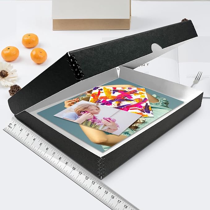 Lineco Clamshell Archival Storage Box, 13.5x19.5x1.75 In, Organize and Store - Image 3