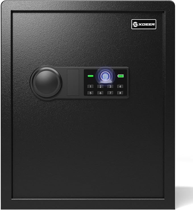 XDeer Biometric Safe Box, Quick-Access Security Safe Box - Image 7