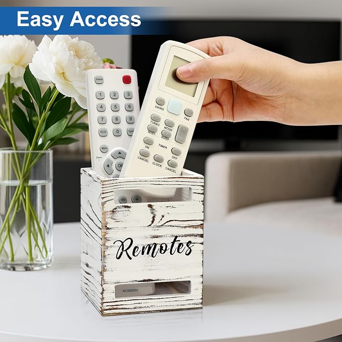 Small Remote Control Holder for Table Bedside Organizer Controller Holder - Image 6