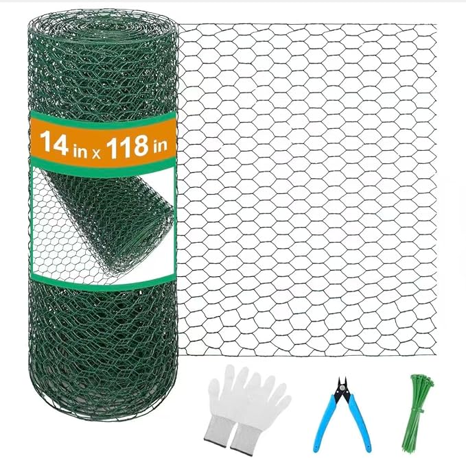 14"×118" Floral Wire Netting, Garden Fencing, Protect Poultry and Plant by Unknown