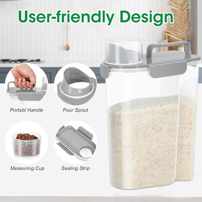 TBMax Rice Container 10 Lbs, Cereal Container Oatmeal Storage, Airtight Food - Image 4