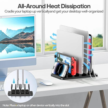 KDD 4-Slot Vertical Laptop Stand - Image 3