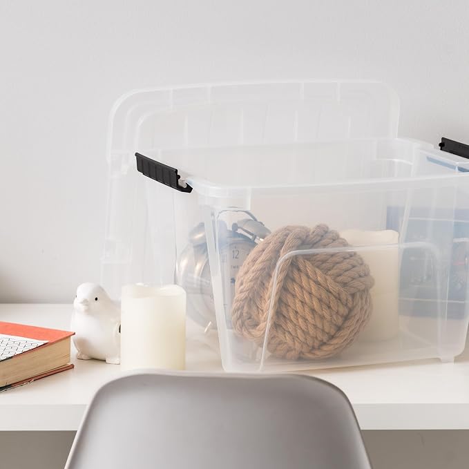 IRIS USA 19 QT Plastic Storage Box - Image 9