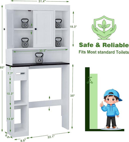 Over The Toilet Storage Cabinet - Image 2
