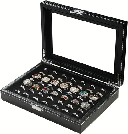 Byken Carbon Fiber Ring Organizer by ByKenJewelry