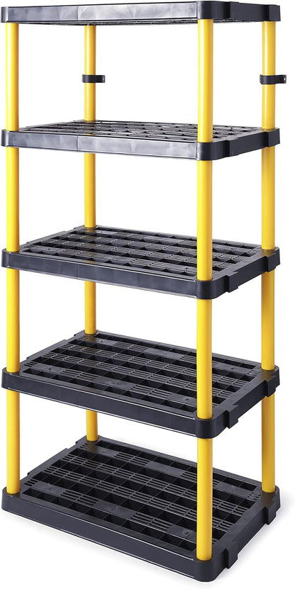 Gracious Living 5 Shelf Fixed Height Ventilated Heavy Duty Shelving Unit 36 x by GraciousLiving