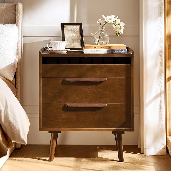HULALA HOME 2 Drawer Nightstand by HULALAHOME