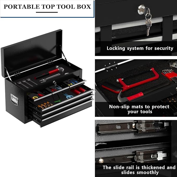 8-Drawer High Capacity Rolling Tool Box - Image 5