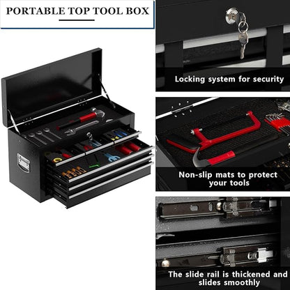8-Drawer High Capacity Rolling Tool Box - Image 5