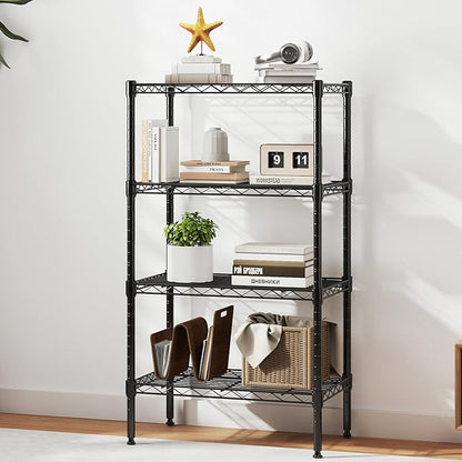 DUMOS 4-Tier Metal Wire Storage Shelves, Adjustable Standing Storage Rack Shelf - Image 7