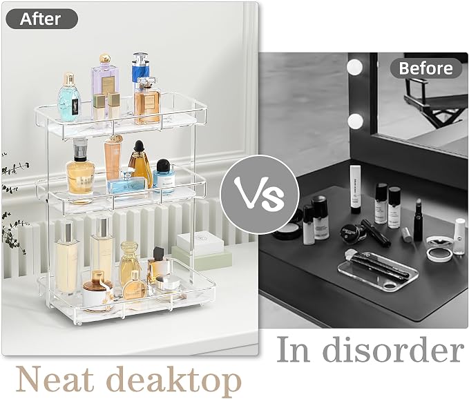 Bathroom Organizer Countertop Perfume Organizer Makeup Organizer Cosmetics - Image 5