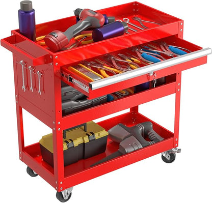 3 Tier Rolling Tool Cart, Tool Carts by WanmwillToolOrganizer