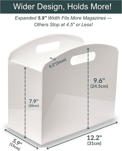 White Magazine Holder - Image 2