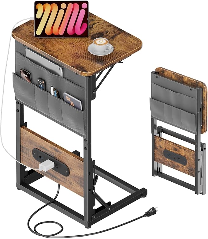 HLDIRECT C Shaped End Table by HLDIRECT